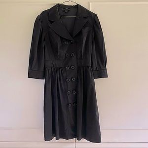 Satin coat dress